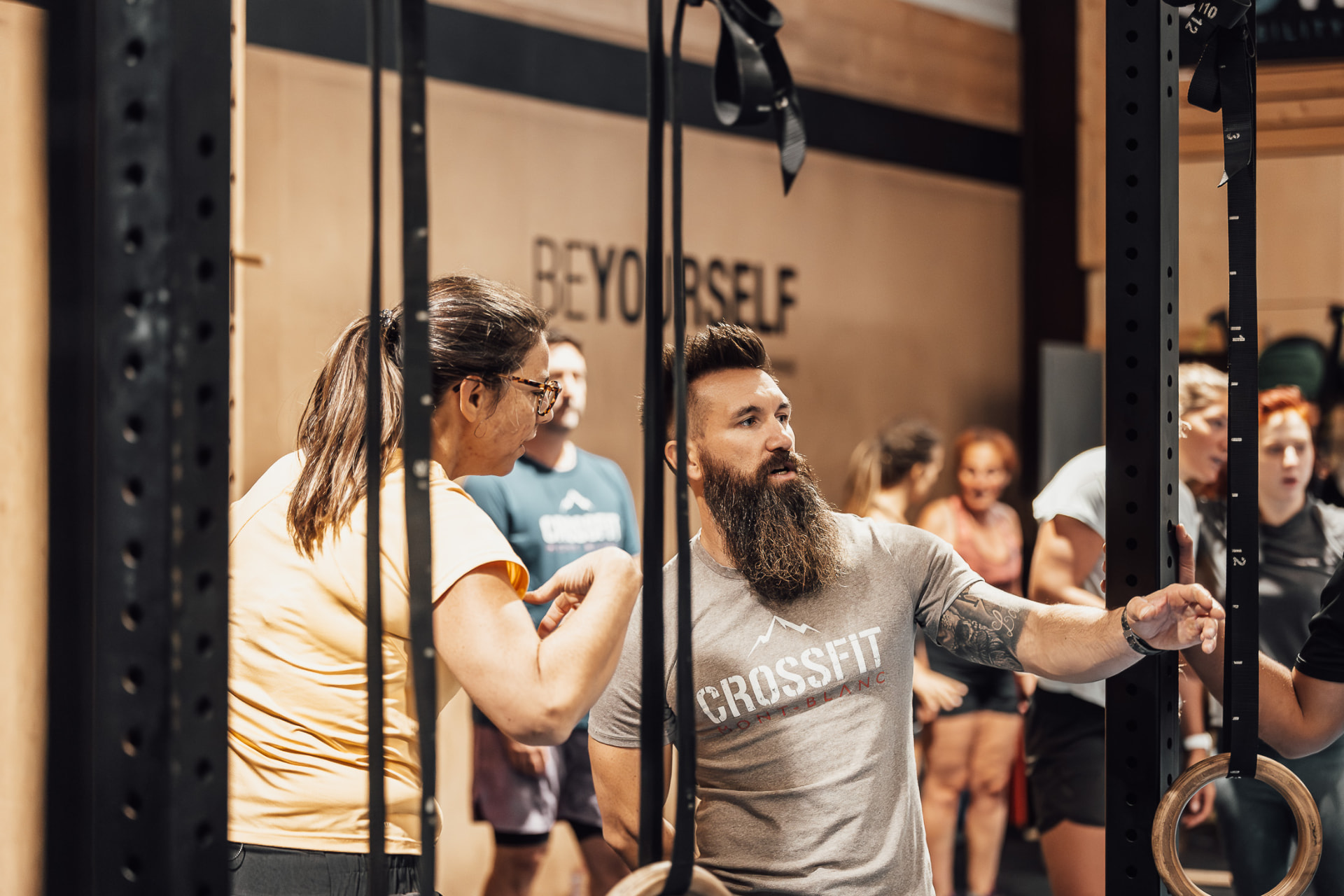 Coach MBBC Method accompagnant un athlète en box CrossFit — programme Affiliate